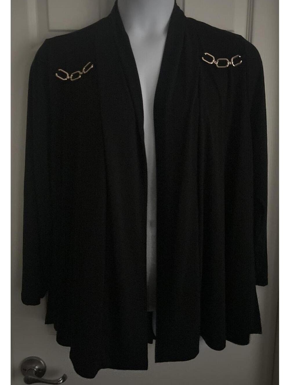 Cure Brand Black Cardigan Sz 1X